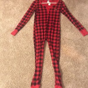 A women’s pajama one piece